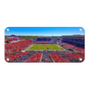 Ole Miss Rebels - Ole Miss Stripe Out Panoramic - College Wall Art #Metal