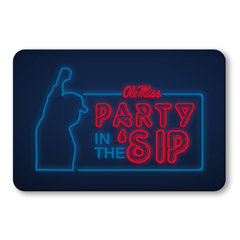 Ole Miss Rebels - Neon Party in the SIP - College Wall Art #Canvas