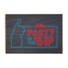 Ole Miss Rebels - Neon Party in the SIP - College Wall Art #Wood