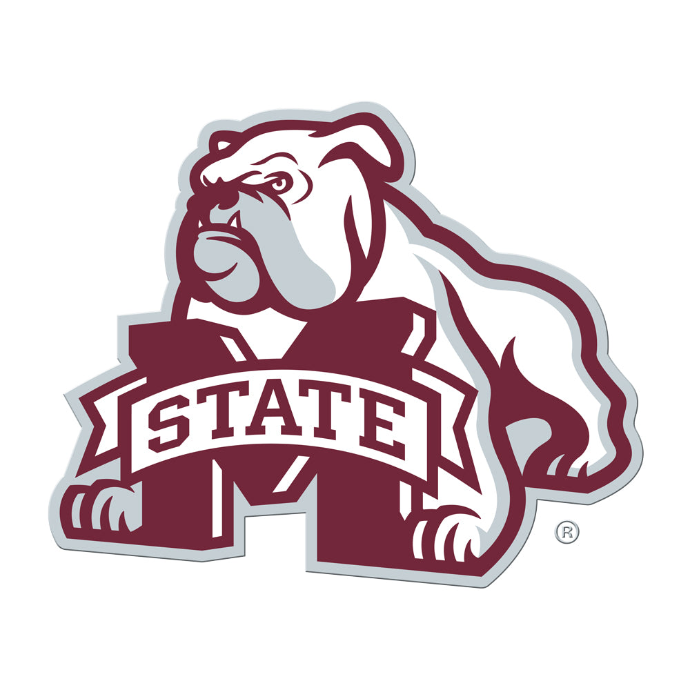 Mississippi State Bulldogs - M State Bulldog Single Layer Dimensional