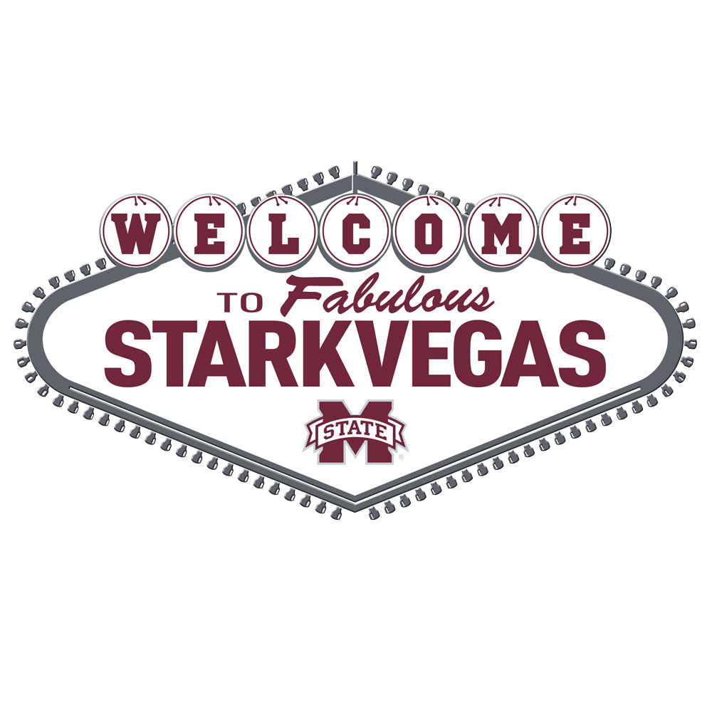 Mississippi State Bulldogs - Welcome to Starkvegas Single Layer Dimensional