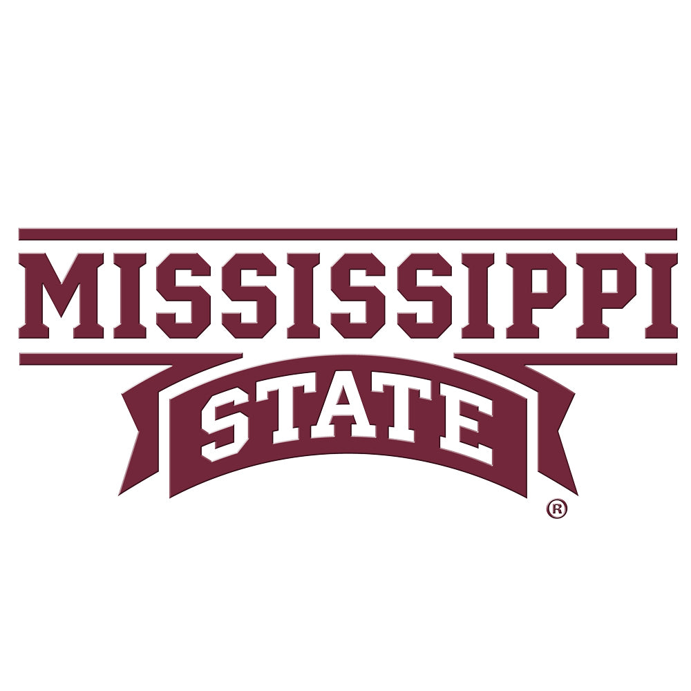 Mississippi State Bulldogs - Mississippi State Banner Logo Single Layer Dimensional