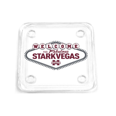 Mississippi State Bulldogs - Welcome to Starkvegas Drink Coaster