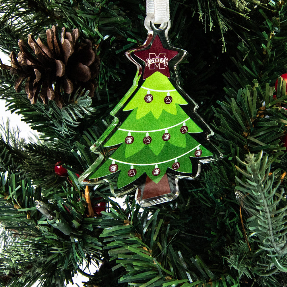 Mississippi State Bulldogs  - Mississippi State Christmas Tree Ornament