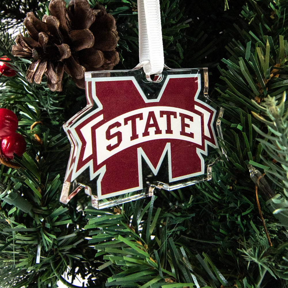 Mississippi State Bulldogs  - M State Ornament & Bag Tag