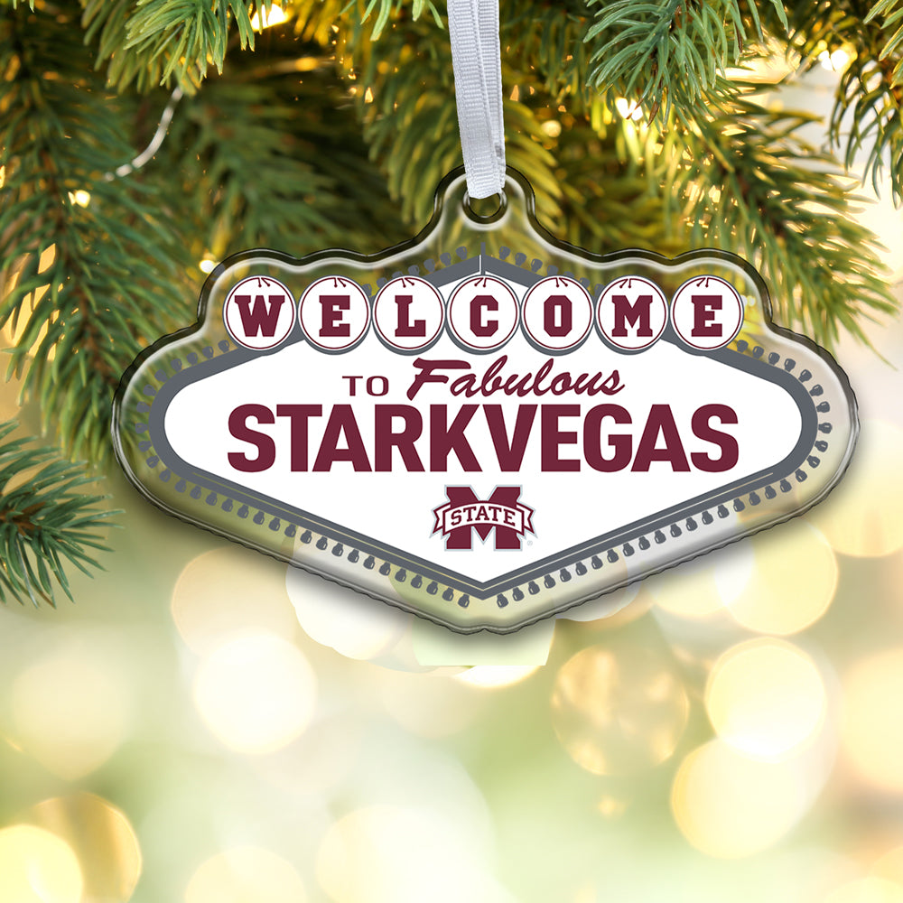 Mississippi State Bulldogs  - Welcome to Starkvegas Ornament & Bag Tag