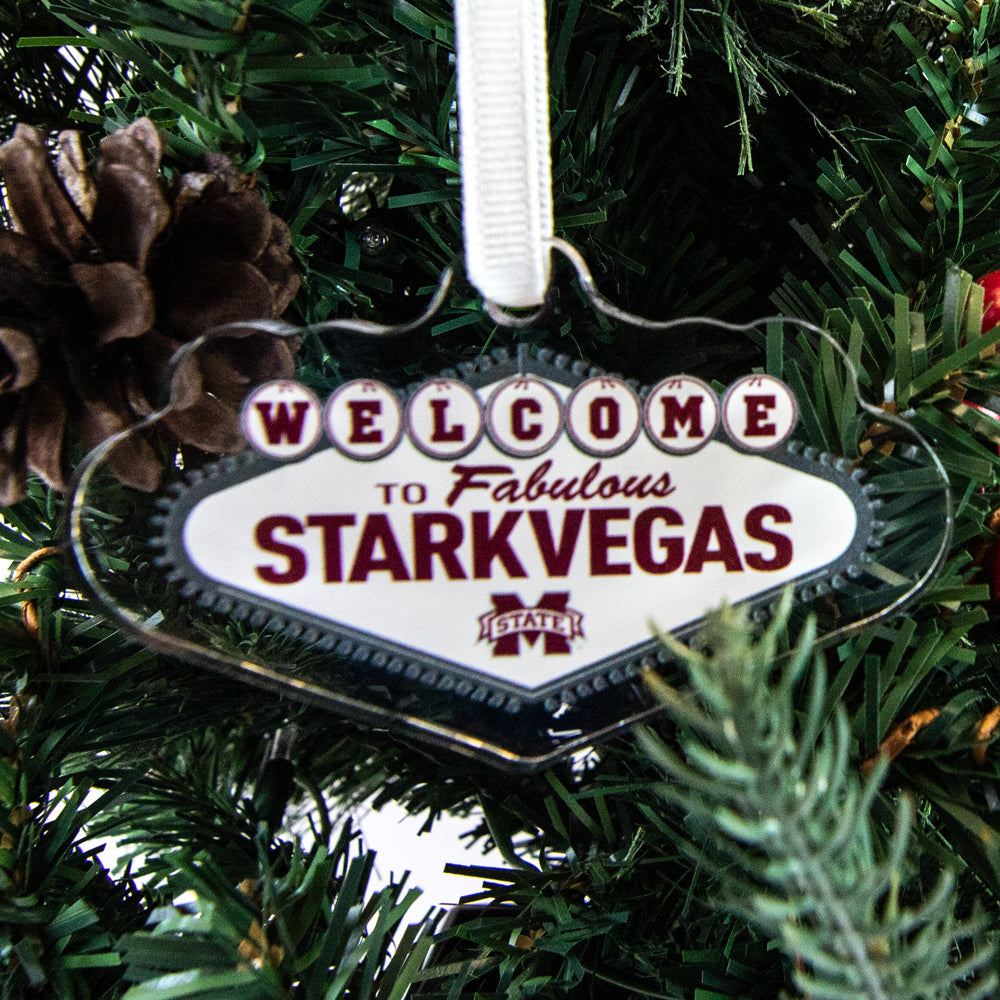 Mississippi State Bulldogs  - Welcome to Starkvegas Ornament & Bag Tag