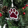 Mississippi State Bulldogs  - Mississippi State Paw Ornament & Bag Tag