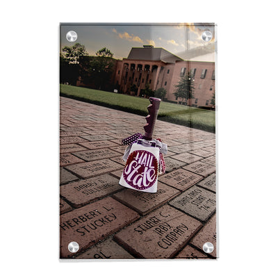 Mississippi State Bulldogs - Hail State Cowbell - College Wall Art #Acrylic