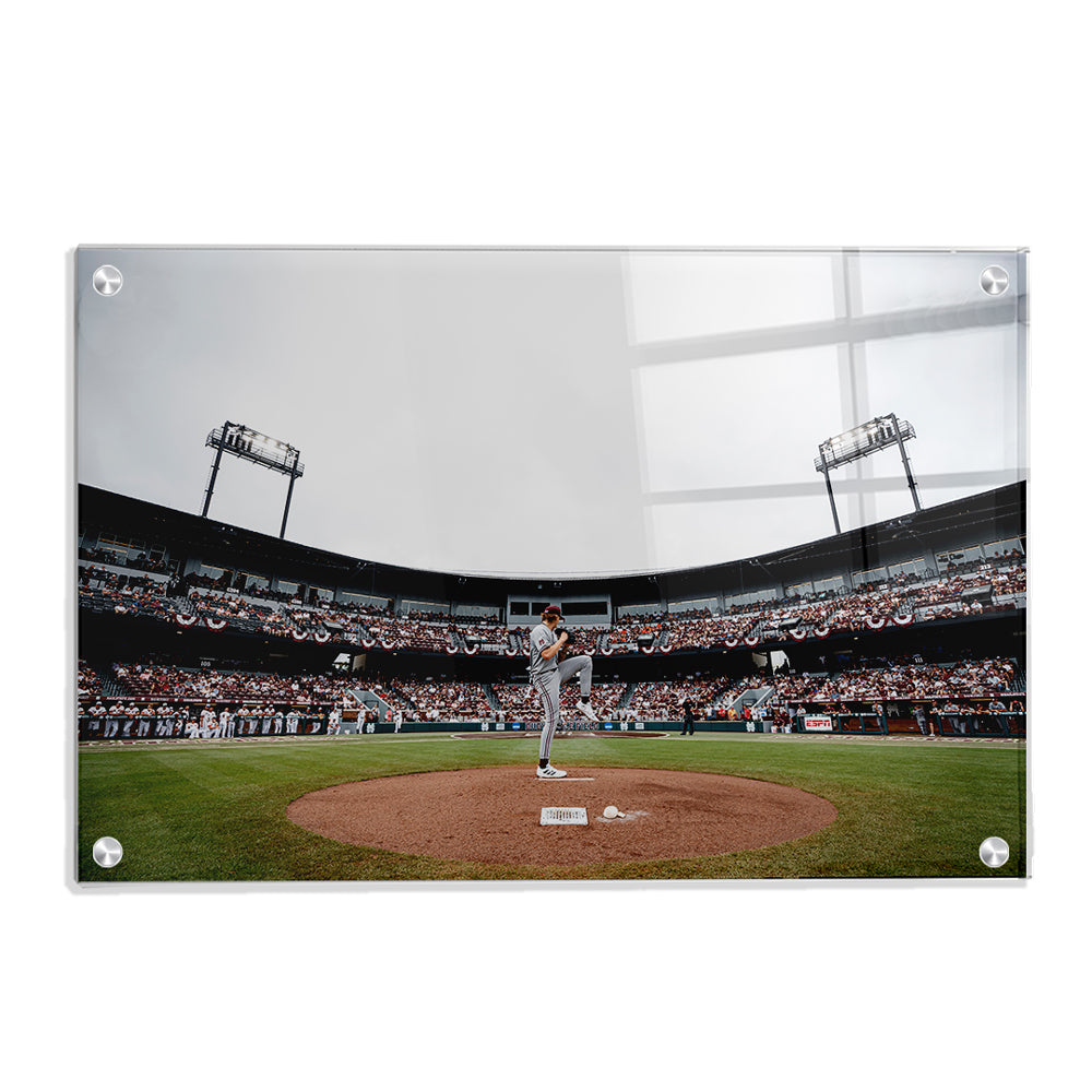 Mississippi State Bulldogs - First Pitch - College Wall Art #Canvas