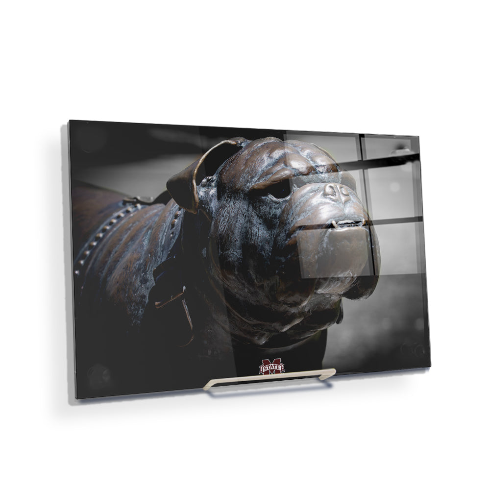 Mississippi State Bulldogs - M State Bulldog - College Wall Art #Canvas