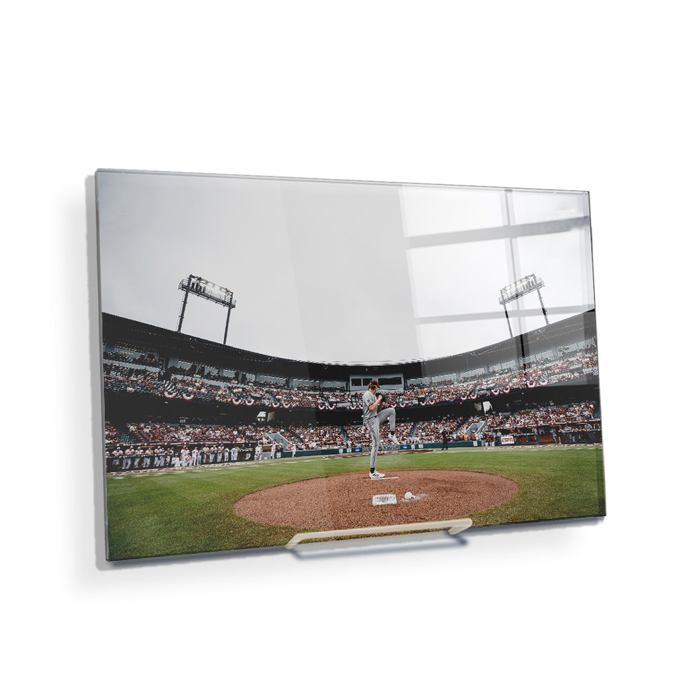 Mississippi State Bulldogs - First Pitch - College Wall Art #Canvas