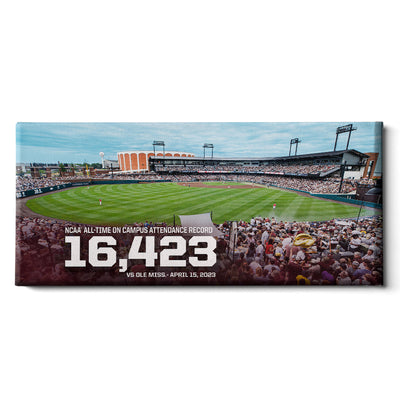 Mississippi State Bulldogs - Record Mississippi State Panoramic - College Wall Art #Canvas