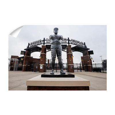 Mississippi State Bulldogs - Ron Polk Statue - College Wall Art #Wall Decal
