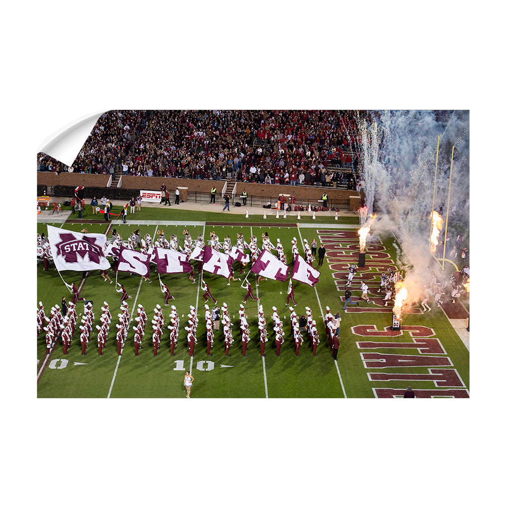 Mississippi State Bulldogs - Enter M Canvas - College Wall Art #Canvas
