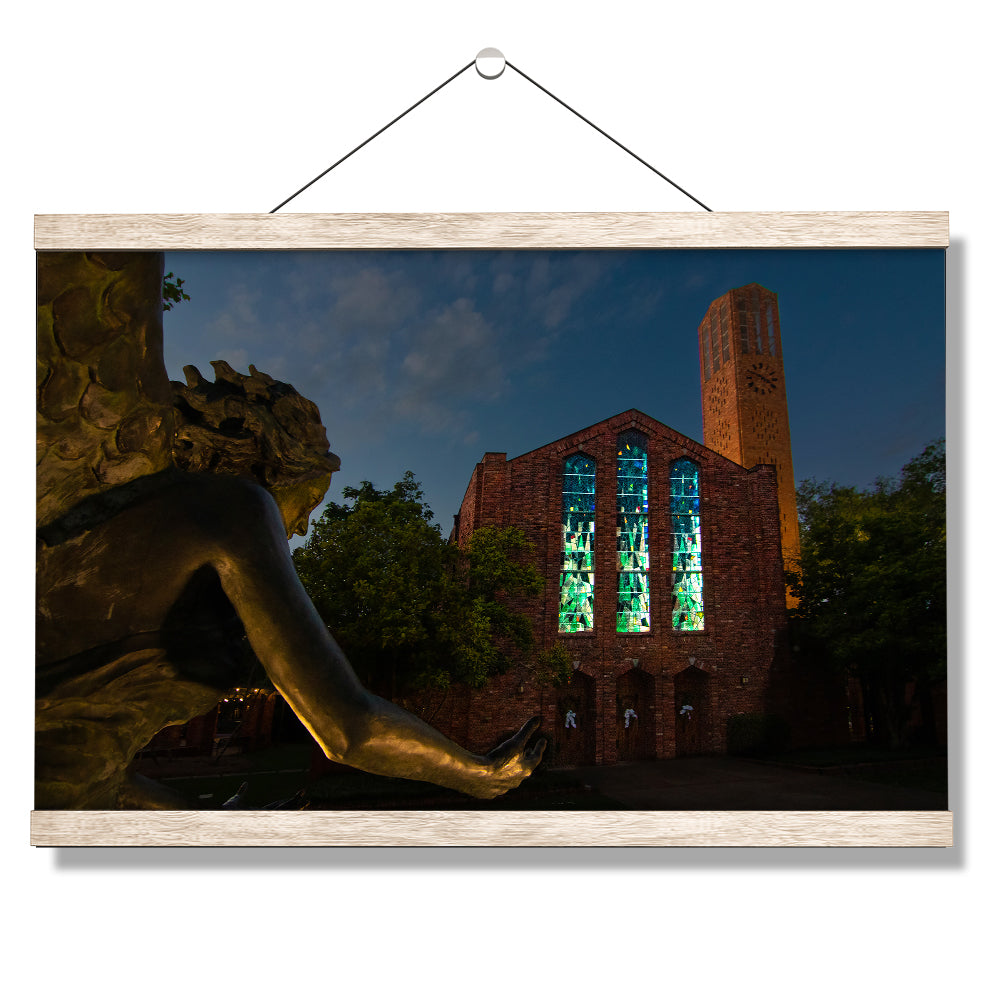 Mississippi State Bulldogs - The Chapel's Angel - College Wall Art #Canvas