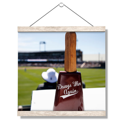 Mississippi State Bulldogs - LFL Cowbell - College Wall Art #Hanging Canvas