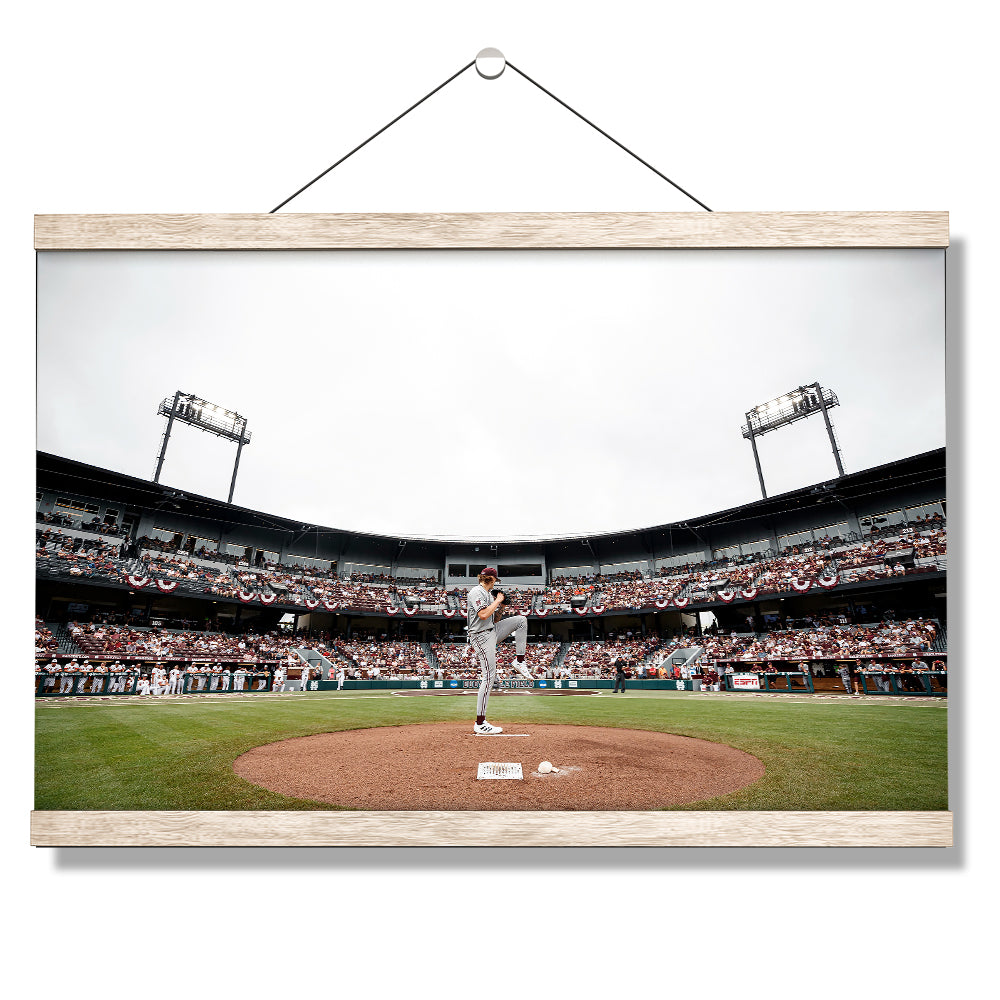 Mississippi State Bulldogs - First Pitch - College Wall Art #Canvas