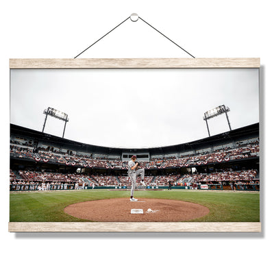 Mississippi State Bulldogs - First Pitch - College Wall Art #Hanging Canvas