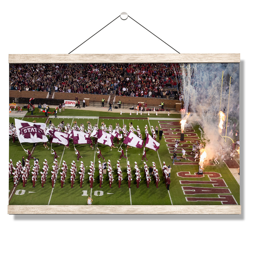 Mississippi State Bulldogs - Enter M Canvas - College Wall Art #Canvas