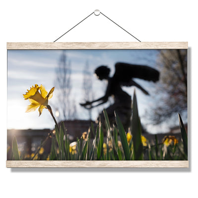 Mississippi State Bulldogs - Chapel Angel Daffodil - College Wall Art #Hanging Canvas