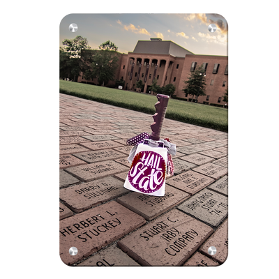Mississippi State Bulldogs - Hail State Cowbell - College Wall Art #Metal