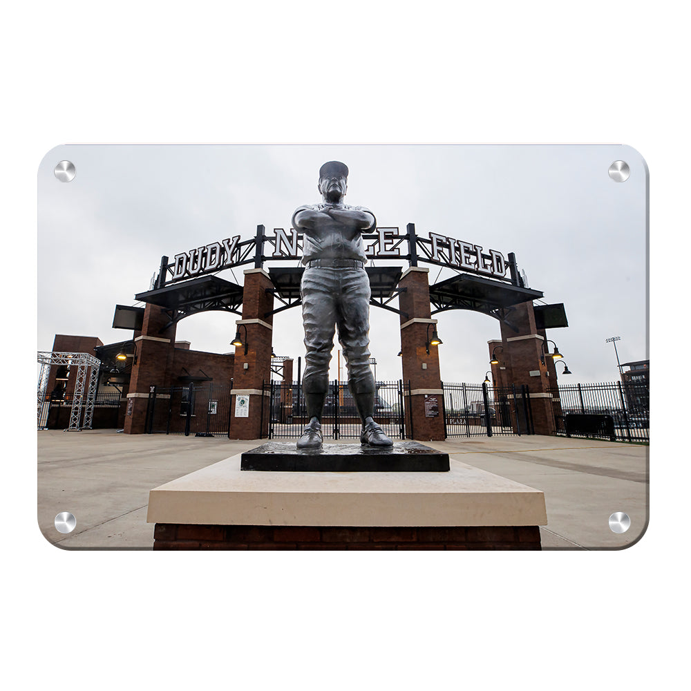 Mississippi State Bulldogs - Ron Polk Statue - College Wall Art #Canvas