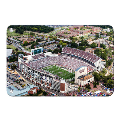 Mississippi State Bulldogs - Aerial Davis Wade Stadium - College Wall Art #Metal