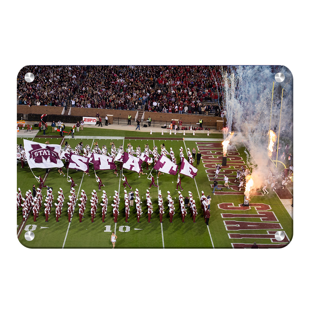 Mississippi State Bulldogs - Enter M Canvas - College Wall Art #Canvas