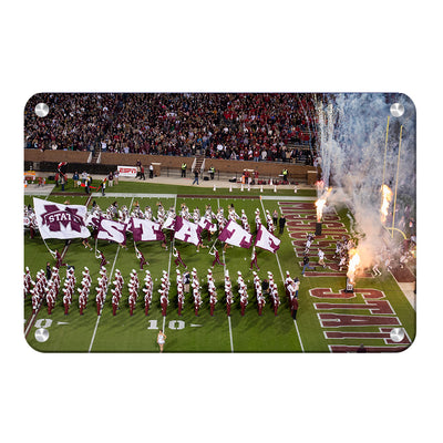 Mississippi State Bulldogs - Enter M Canvas - College Wall Art #Metal