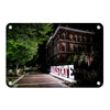Mississippi State Bulldogs - Hail State Plaza at Night - College Wall Art #Metal