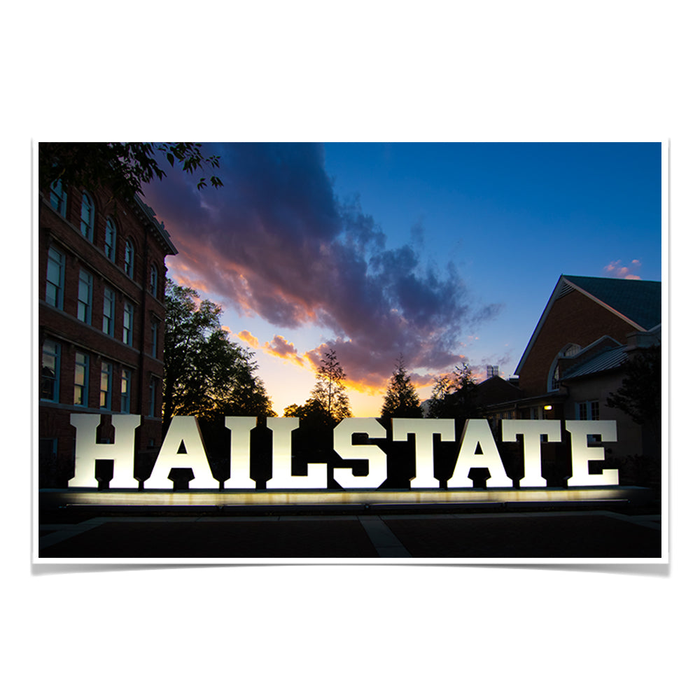 Mississippi State Bulldogs - Hail State - College Wall Art #Canvas