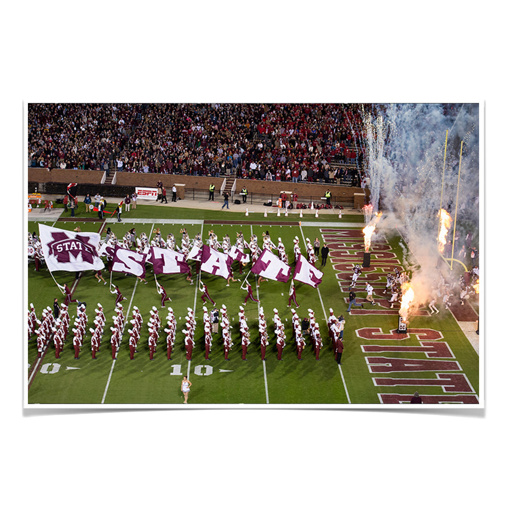 Mississippi State Bulldogs - Enter M Canvas - College Wall Art #Canvas