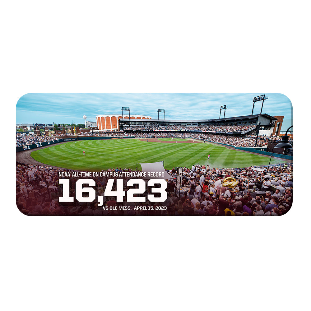 Mississippi State Bulldogs - Record Mississippi State Panoramic - College Wall Art #Canvas