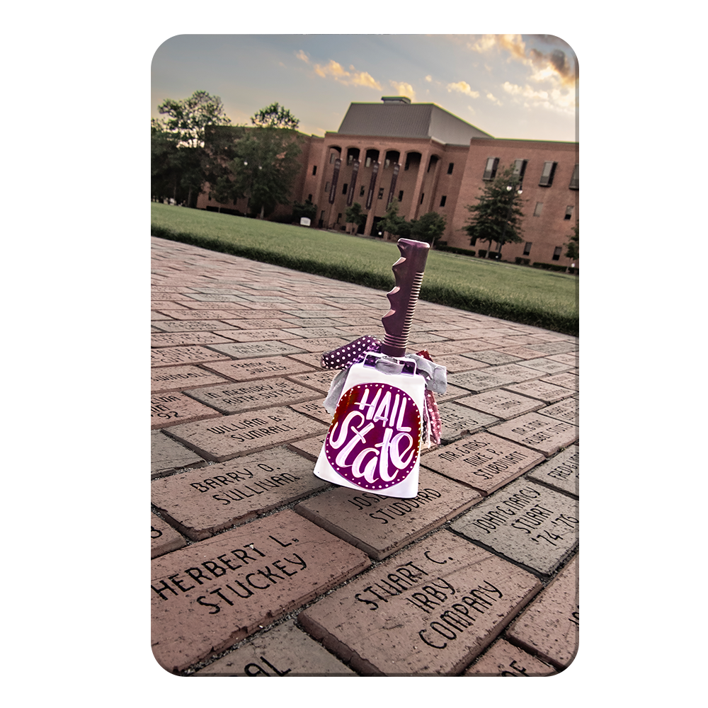 Mississippi State Bulldogs - Hail State Cowbell - College Wall Art #Canvas