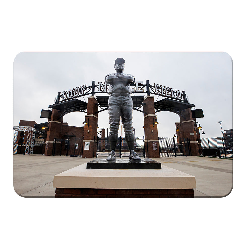 Mississippi State Bulldogs - Ron Polk Statue - College Wall Art #Canvas