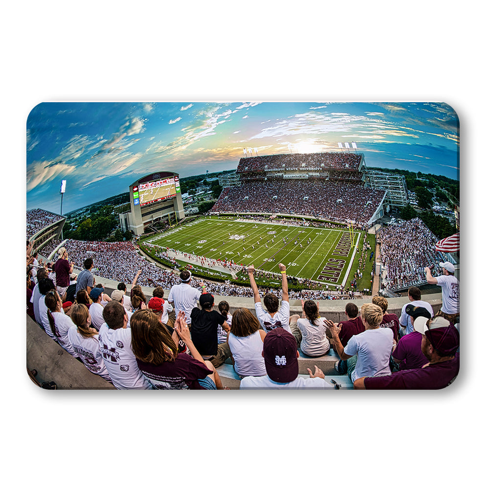Mississippi State Bulldogs - Fisheye View - College Wall Art #Canvas