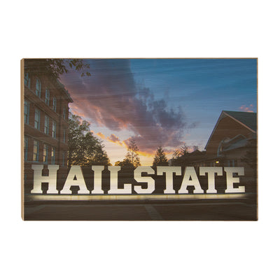 Mississippi State Bulldogs - Hail State - College Wall Art #Wood