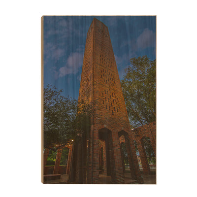 Mississippi State Bulldogs - Carillon Dusk - College Wall Art #Wood