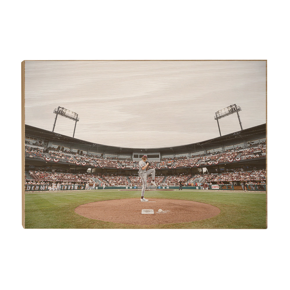 Mississippi State Bulldogs - First Pitch - College Wall Art #Canvas