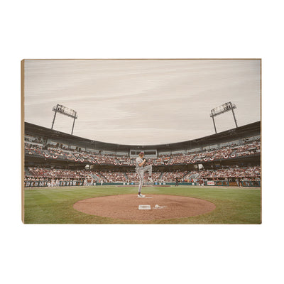 Mississippi State Bulldogs - First Pitch - College Wall Art #Wood