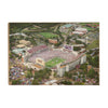 Mississippi State Bulldogs - Touchdown Aerial Davis Wade Stadium - College Wall Art #Wood