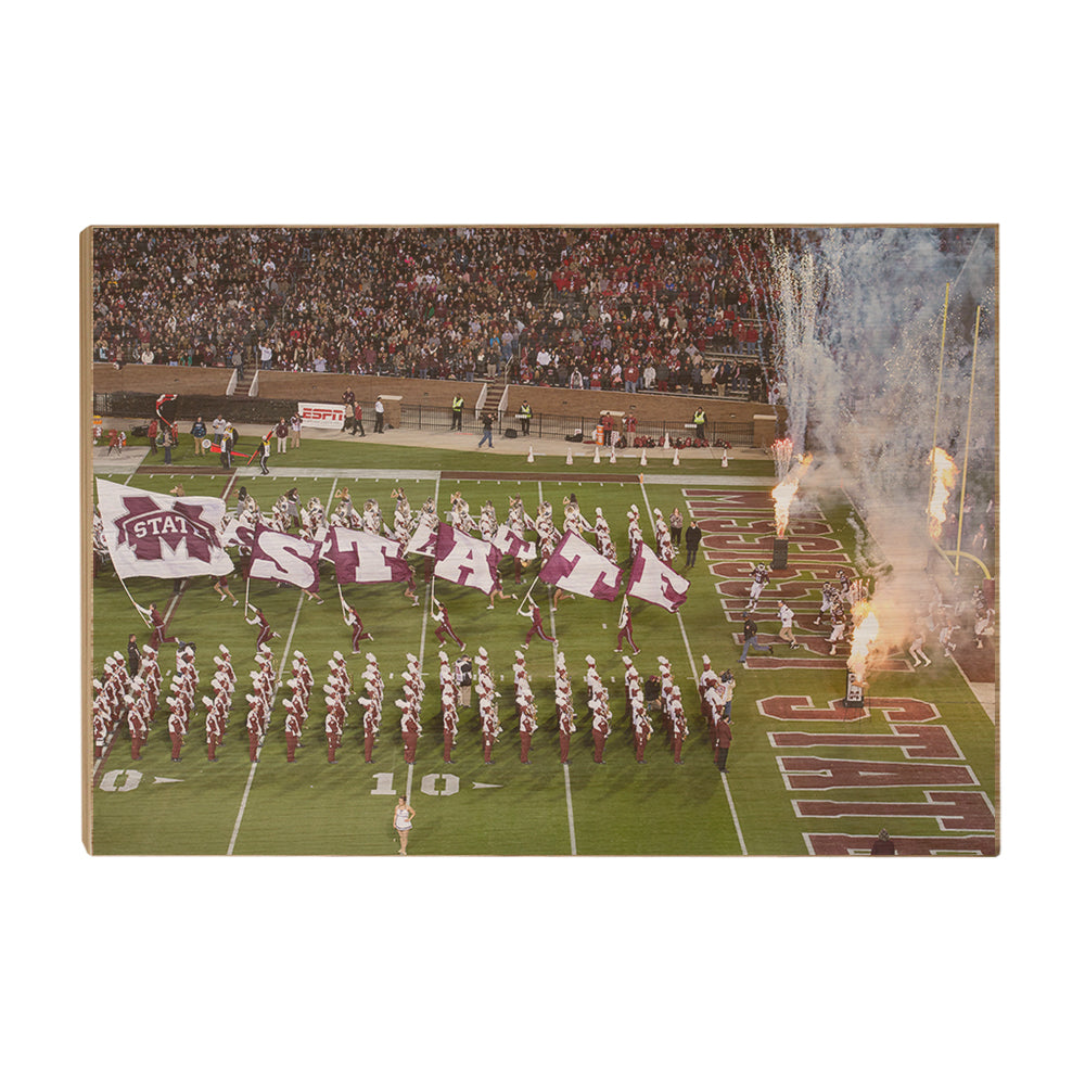 Mississippi State Bulldogs - Enter M Canvas - College Wall Art #Canvas