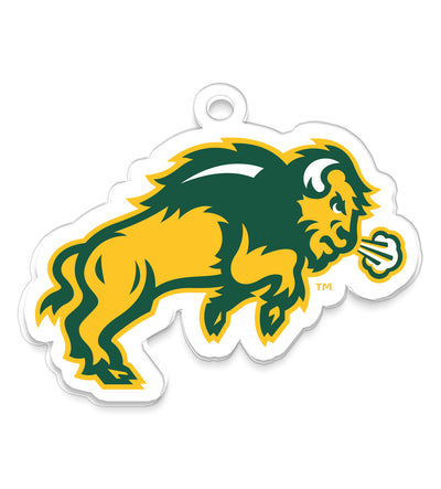 North Dakota State Bison - Bison Charge Bag Tag & Ornament