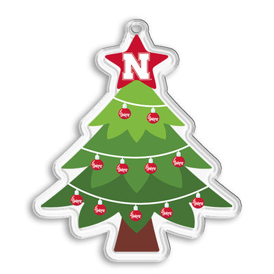 Nebraska Cornhuskers - Nebraska Christmas Tree Ornament