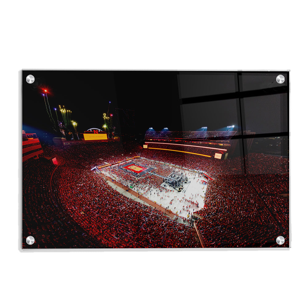 Nebraska Cornhuskers - Nebraska Volleyball Day - College Wall Art #Canvas