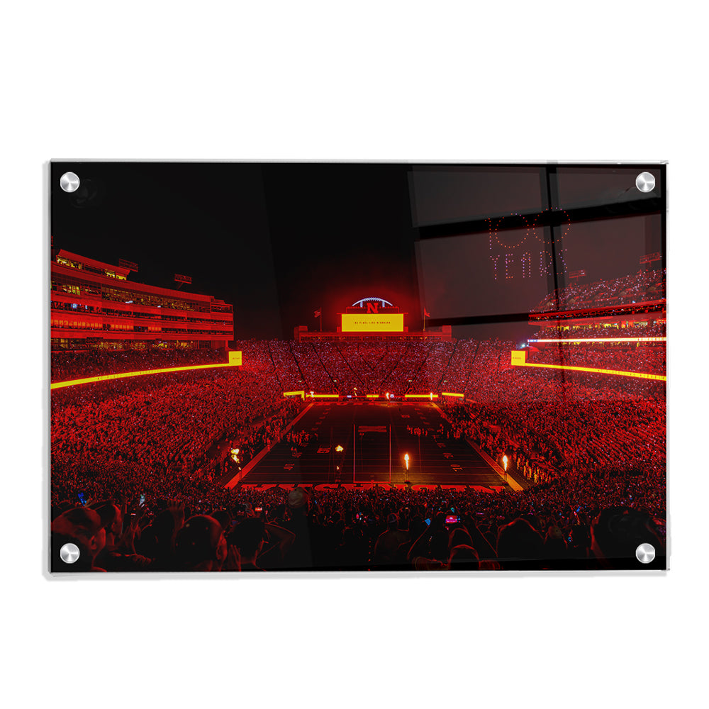 Nebraska Cornhuskers - 100 Years - College Wall Art #Canvas