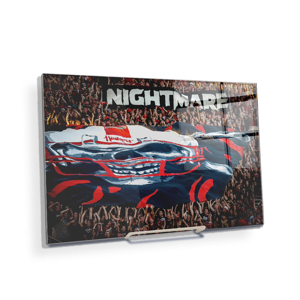 Nebraska Cornhuskers - Nightmare - College Wall Art #Canvas