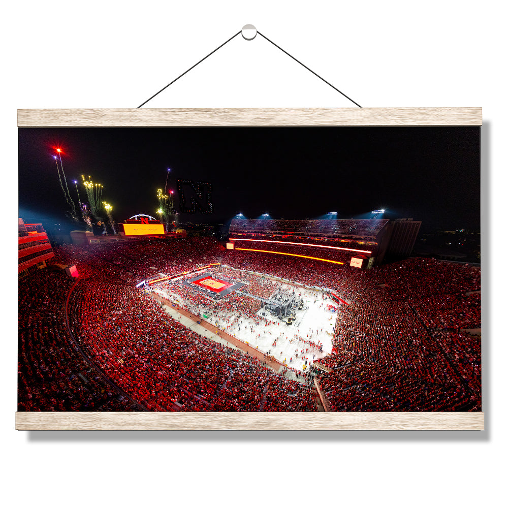Nebraska Cornhuskers - Nebraska Volleyball Day - College Wall Art #Canvas