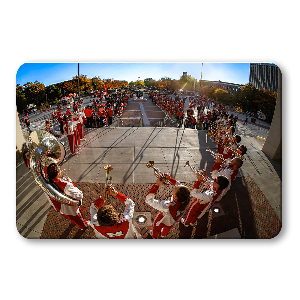 Nebraska Cornhuskers - The Pride of All Nebraska Trumpets - College Wall Art #Canvas